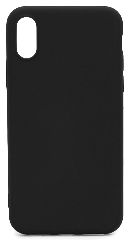 Чехол Soft-Touch для iPhone X/XS черный в Тюмени